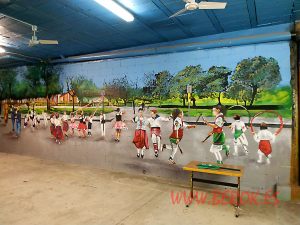 Decoracion Mural Cercavila Con Parque 300x100000
